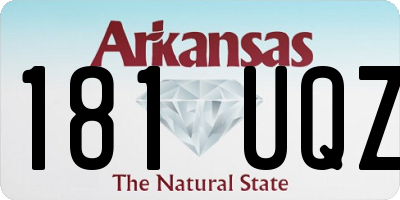 AR license plate 181UQZ