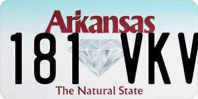 AR license plate 181VKV