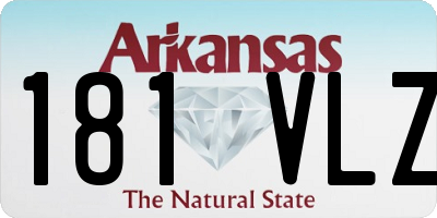 AR license plate 181VLZ