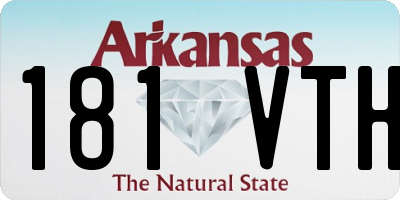AR license plate 181VTH