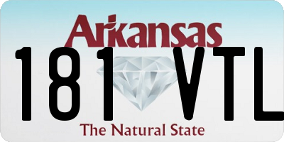 AR license plate 181VTL