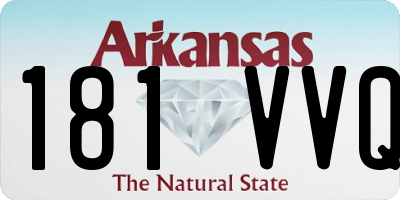 AR license plate 181VVQ