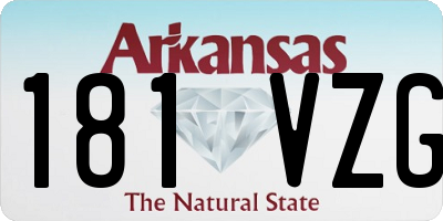 AR license plate 181VZG