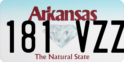 AR license plate 181VZZ