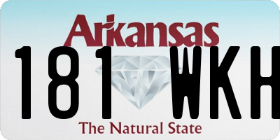 AR license plate 181WKH