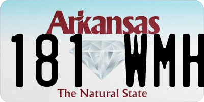 AR license plate 181WMH