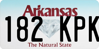 AR license plate 182KPK