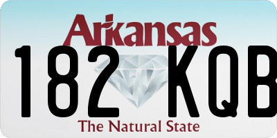 AR license plate 182KQB