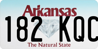 AR license plate 182KQC
