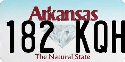 AR license plate 182KQH