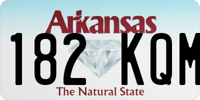 AR license plate 182KQM