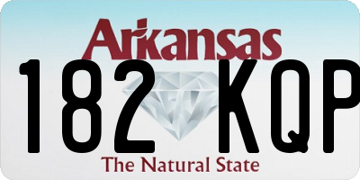 AR license plate 182KQP