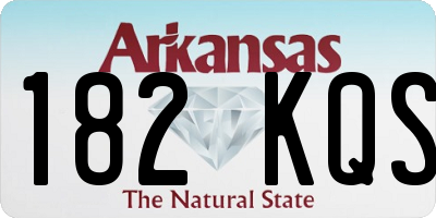 AR license plate 182KQS
