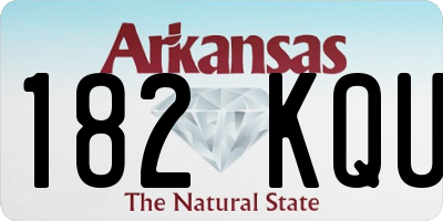 AR license plate 182KQU