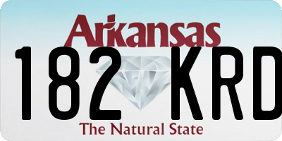 AR license plate 182KRD