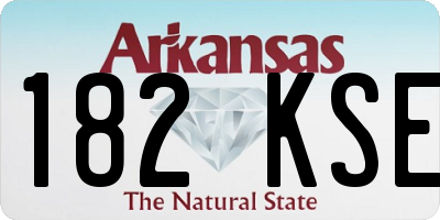 AR license plate 182KSE