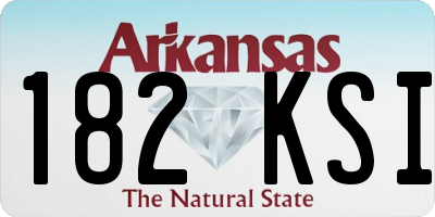 AR license plate 182KSI