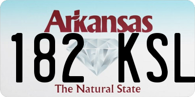 AR license plate 182KSL