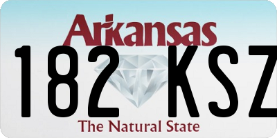 AR license plate 182KSZ