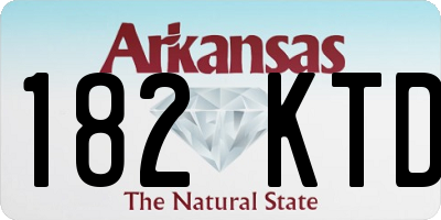 AR license plate 182KTD