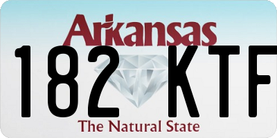 AR license plate 182KTF