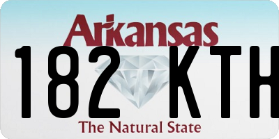 AR license plate 182KTH