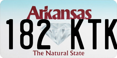 AR license plate 182KTK