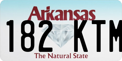 AR license plate 182KTM