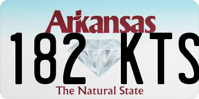 AR license plate 182KTS