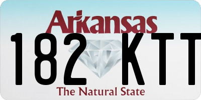 AR license plate 182KTT