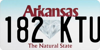 AR license plate 182KTU