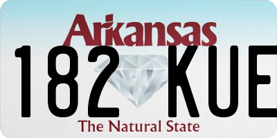 AR license plate 182KUE