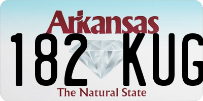 AR license plate 182KUG