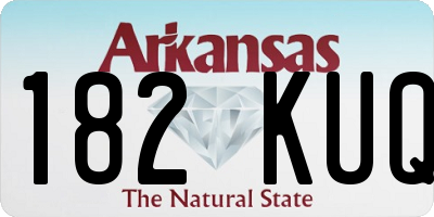 AR license plate 182KUQ