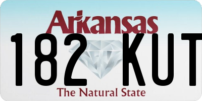 AR license plate 182KUT