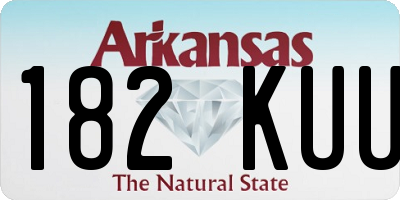 AR license plate 182KUU