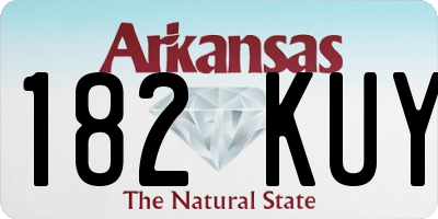 AR license plate 182KUY