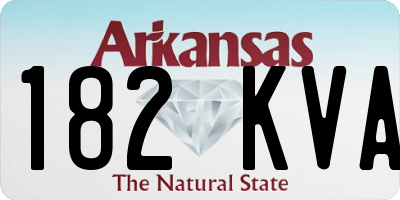 AR license plate 182KVA