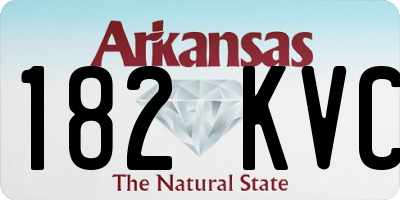 AR license plate 182KVC