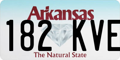 AR license plate 182KVE