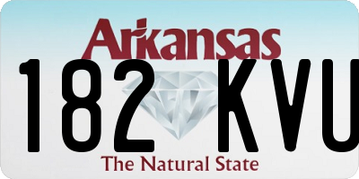 AR license plate 182KVU
