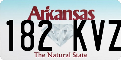 AR license plate 182KVZ