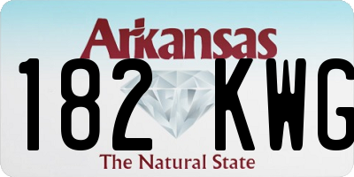 AR license plate 182KWG
