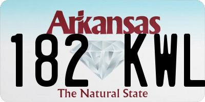 AR license plate 182KWL