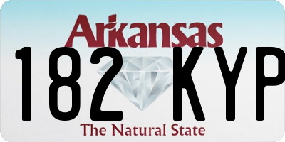 AR license plate 182KYP
