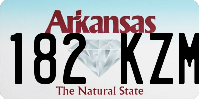 AR license plate 182KZM