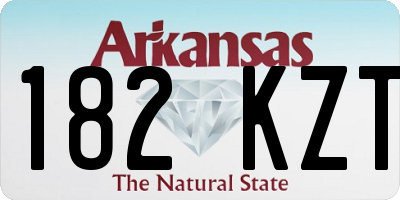 AR license plate 182KZT
