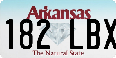 AR license plate 182LBX
