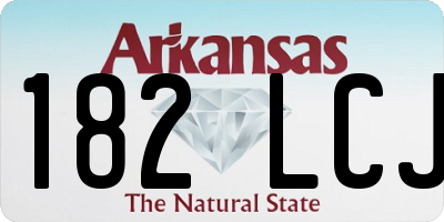 AR license plate 182LCJ