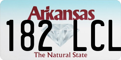 AR license plate 182LCL